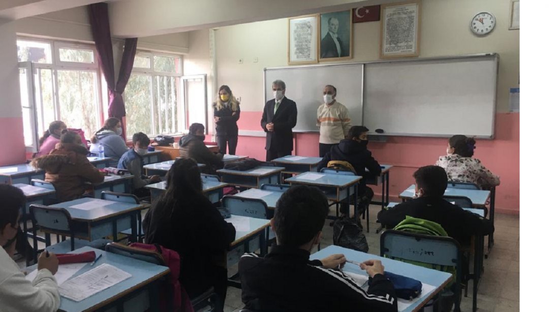 İlçe Müdürümüz Sayın Mustafa ÇALIŞKAN; Okullarımıza AKİS Sınavı Öncesi Motivasyon Ziyareti Gerçekteştirdi.