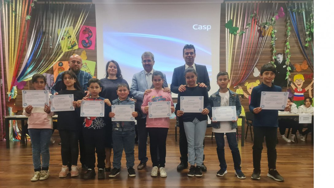 İlçe Müdürümüz Sayın Mustafa ÇALIŞKAN'ın Katılımları ile İlçemiz İlkokulları Arası Eğitime Destek Platformu (EDEP) Kapsamında Bilgi Kültür Yarışması Yarı Finalleri Tamamlandı.